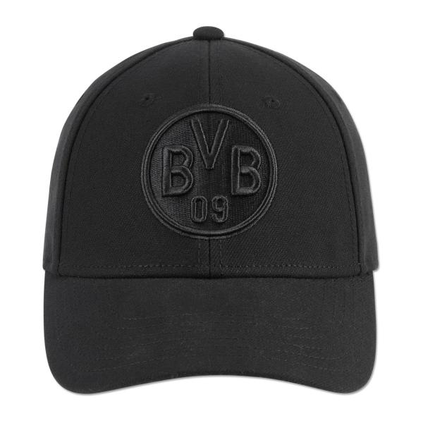 Borussia Dortmund BVB Cap Logo schwarz